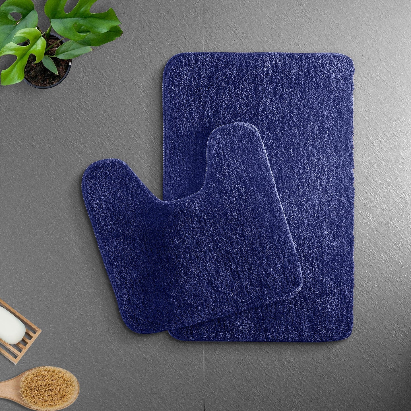 BowLift | PlushHaven Bath Mat – Ultra Soft Microfiber Non-Slip Mat with Quick Water Absorption