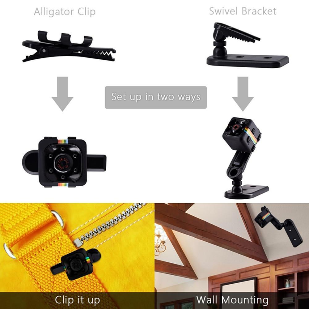 BowLift | Mi Camera HD 1080P small cam Sensor Night Vision Camcorder Micro video Camera DVR DV Motion Recorder Camcorder SQ 11