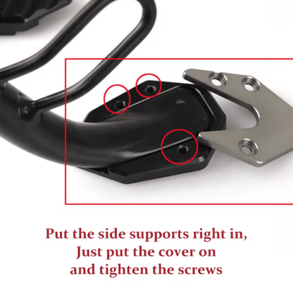 BowLift | Anti-Sink Motorcycle Stand Pad for Stable Parking