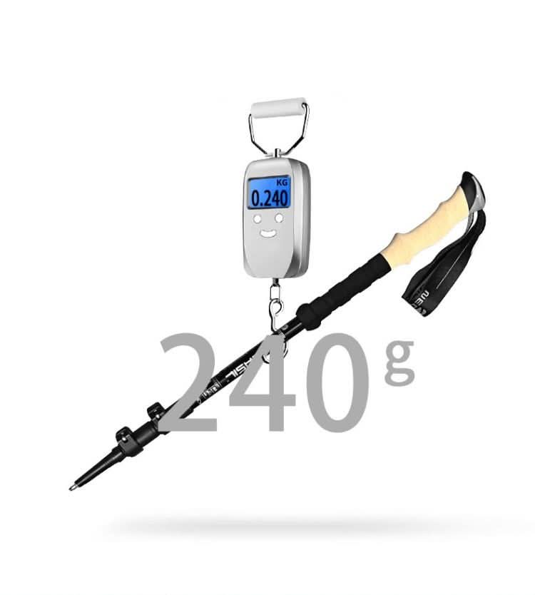 Skanto | Joint-friendly trekking poles with anti-shock system made of carbon