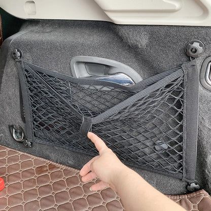 BowLift | Stretchable Mesh Cargo Net Car Storage Organizer Pocket