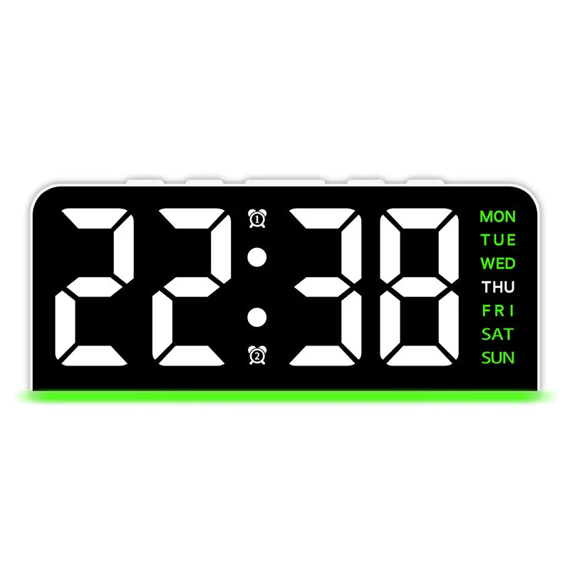 Modern LED All Week Display Night Lamp Alarm Clock | Bowlift