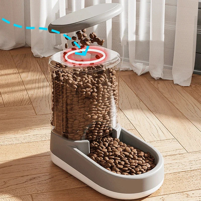 PET 3.8L Automatic Gravity Pet Food Dispenser or Water Dispenser