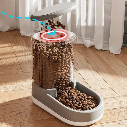 PET 3.8L Automatic Gravity Pet Food Dispenser or Water Dispenser