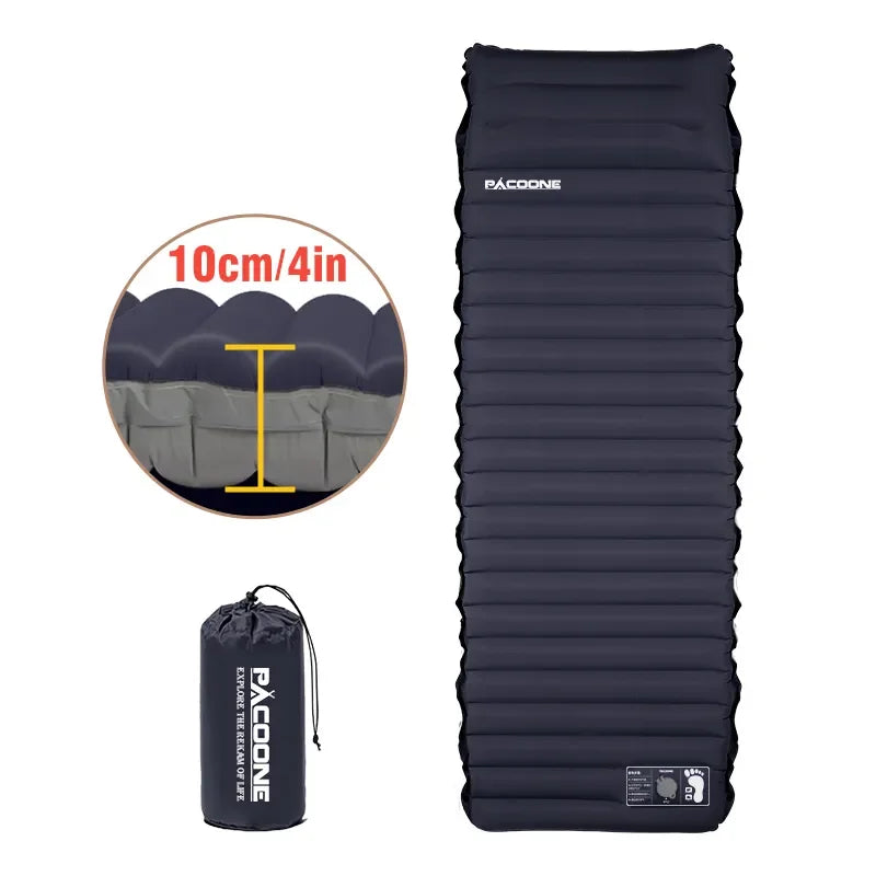 Ultralight, self-inflating camping mattress with integrated pump – Eryx