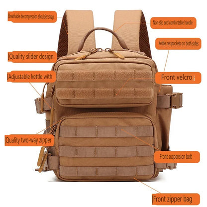 BowLift | Tactivo Mini-Rucksack 9L | MOLLE-Outdoor Backpack | Compact & Durable | For Hiking, Camping & EDC