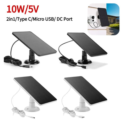 BowLift | SunCharge Micro 10W Solar Panel | Monocrystalline | IPX6 Waterproof | Micro-USB | For cameras, lighting & small solar systems