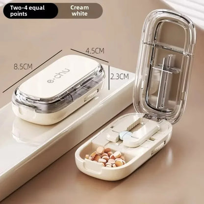 Pocket Size Dustproof Pill Cutter Organizer | Bowlift