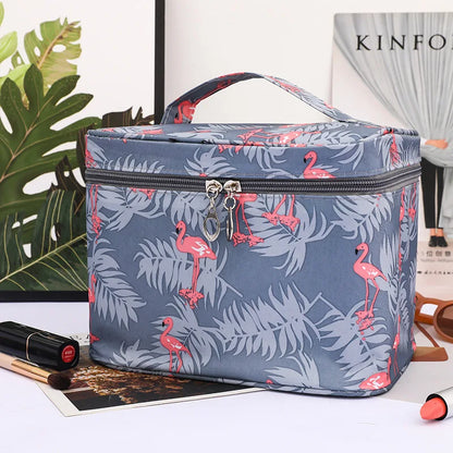 BowLift | Cosmetic bag WildAura | Large capacity | Waterproof & Stylish | Animal print