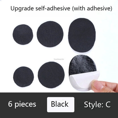 Self-adhesive shoe repair patch