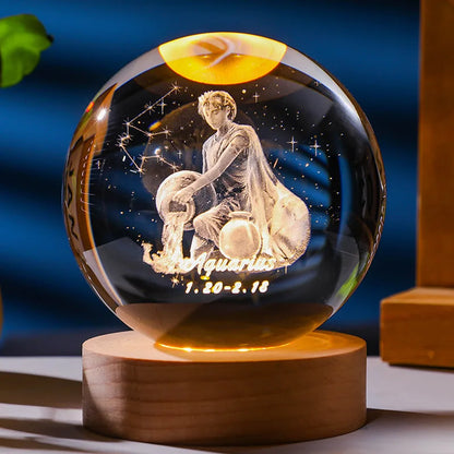 Constellation Crystal Ball Night Light | Karnz