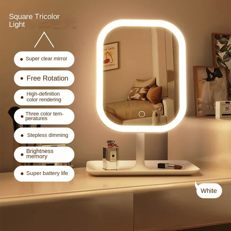 Skanto | LED Makeup Mirror Lumiéra | 3 Light Colors | Touch Control | Modern Design