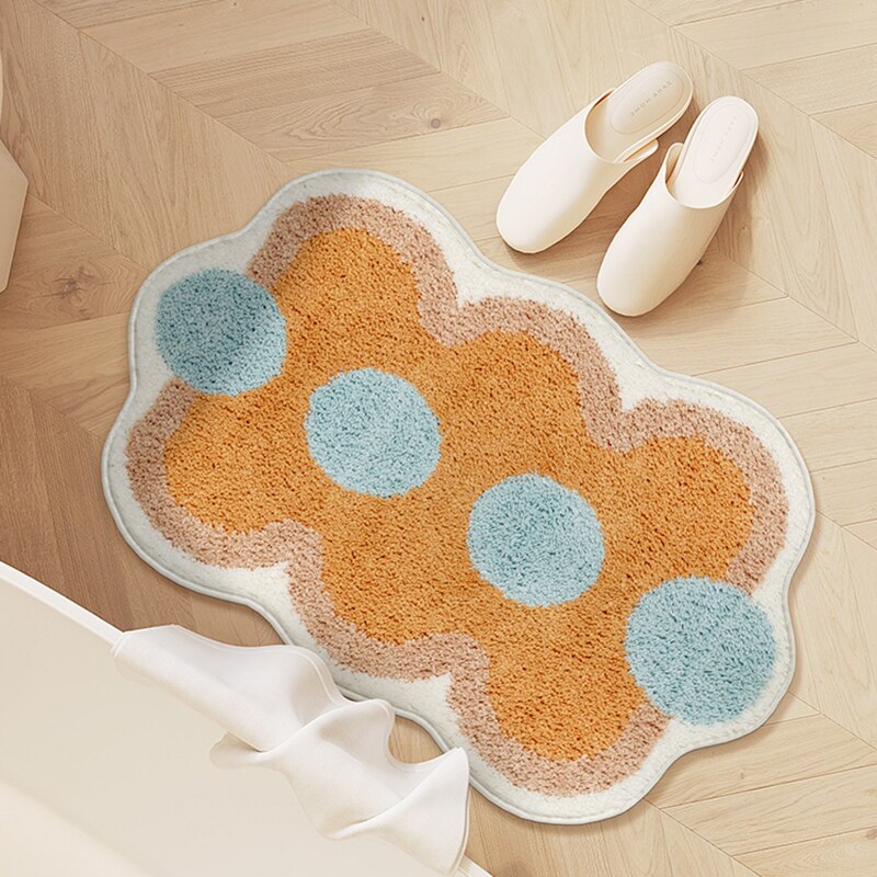 Geometric Tufted Bath Mat | Skanto