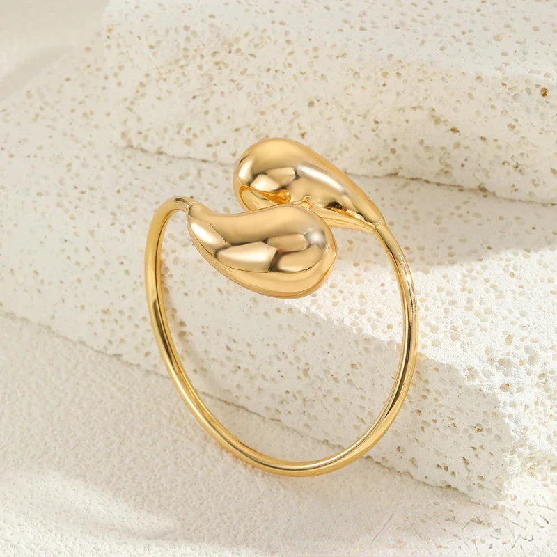 BowLift | Bold Water Drop Bangle Bracelet