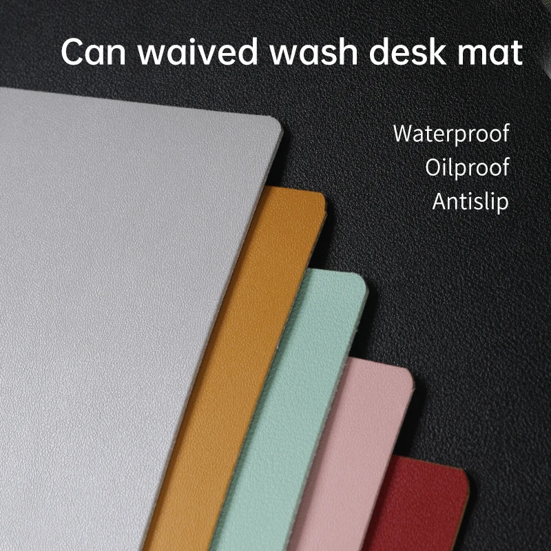 Skanto | Large Waterproof PU Leather Gaming Mouse Pad & Desk Mat