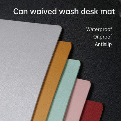 Skanto | Large Waterproof PU Leather Gaming Mouse Pad & Desk Mat