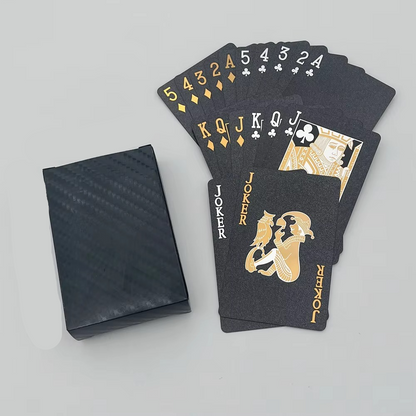 BowLift | Luxury Black & Gold Waterproof Poker Playing Cards