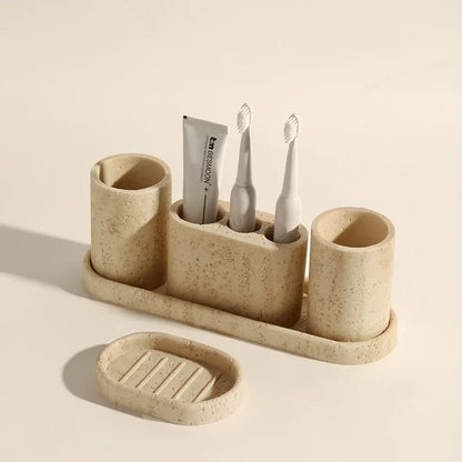 AureliaStone Luxury Bath Set made of limestone Bowlift
