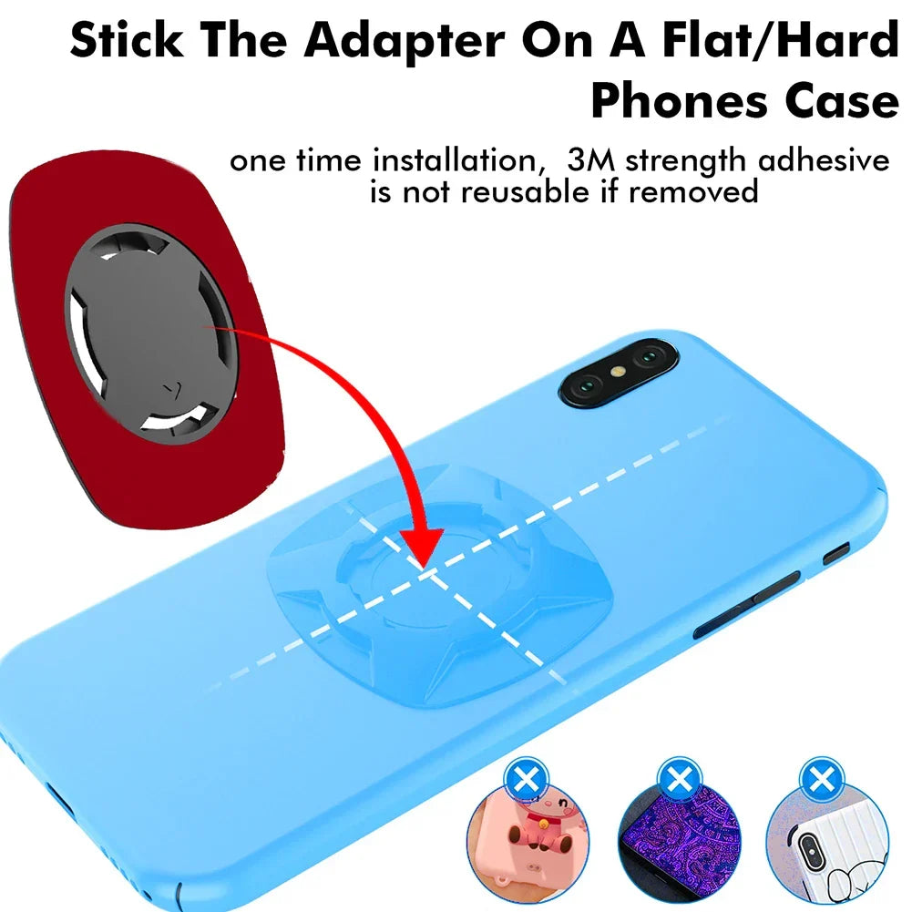 Skanto | RIDELOCK Pro Mount | Shockproof Phone Holder for Bicycle & Motorcycle | 360° Rotatable | For 4.7–7.2" Smartphones