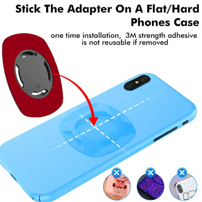 Skanto | RIDELOCK Pro Mount | Shockproof Phone Holder for Bicycle & Motorcycle | 360° Rotatable | For 4.7–7.2" Smartphones