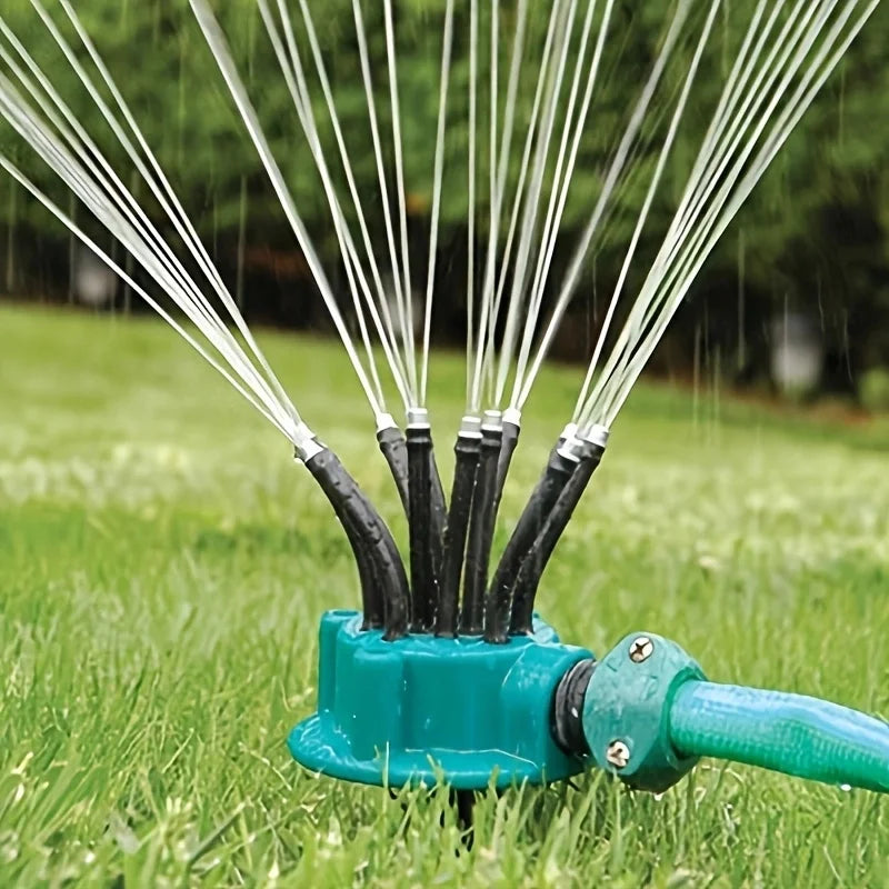 Kalsten | 12-in-1 Garden Irrigation System – Adjustable Sprinkler with 360-Degree Irrigation