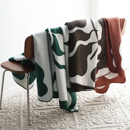 BowLift | NordLuxe | Jacquard Throw Blanket | Imitation Cashmere | Soft & Warm | Sofa Throw & Bedspread in Nordic Style