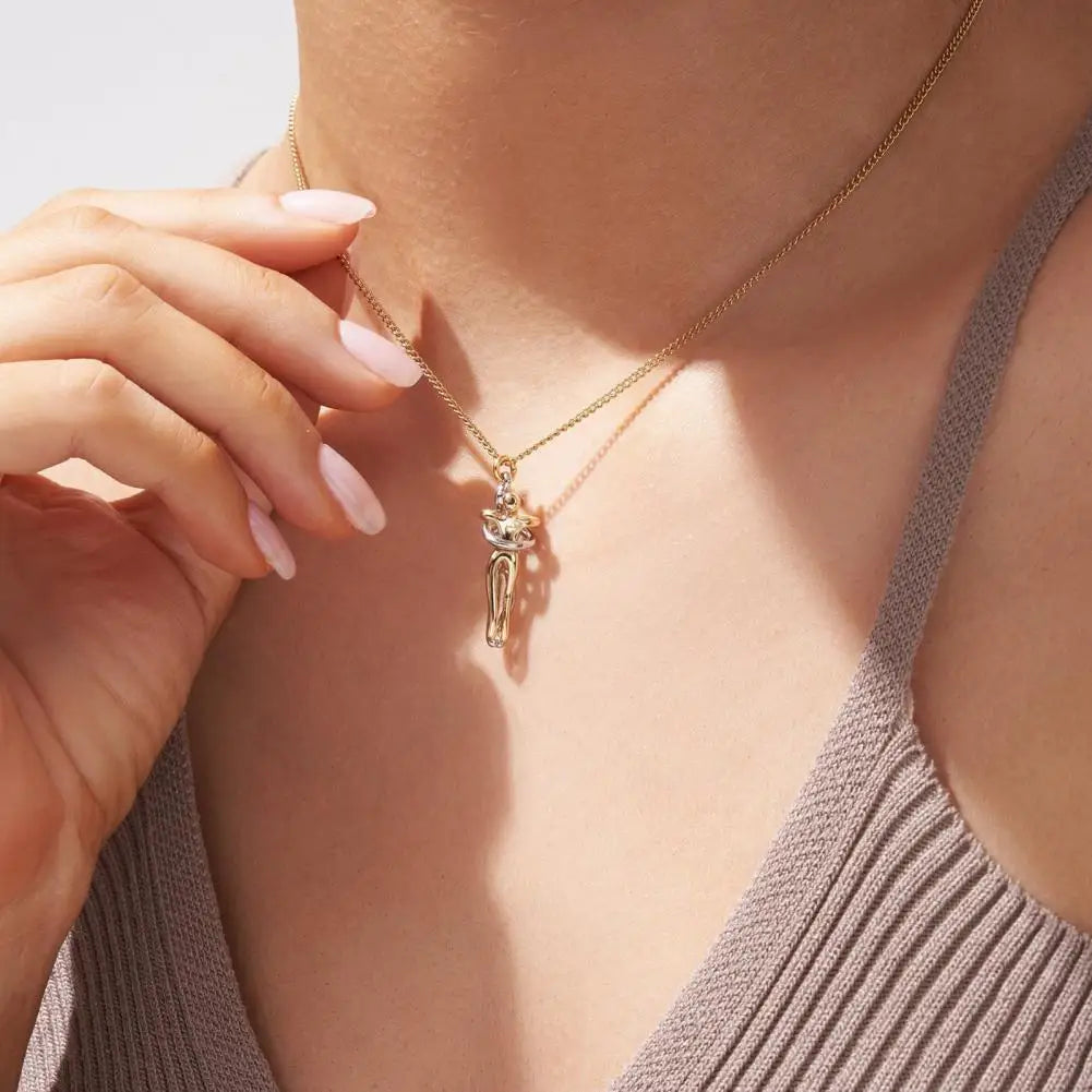 BowLift | Love Forever Hug Cute Couple Necklace