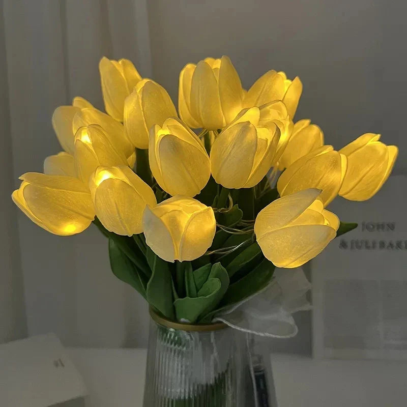 TulipGlow - Portable LED Tulip Night Light Bowl