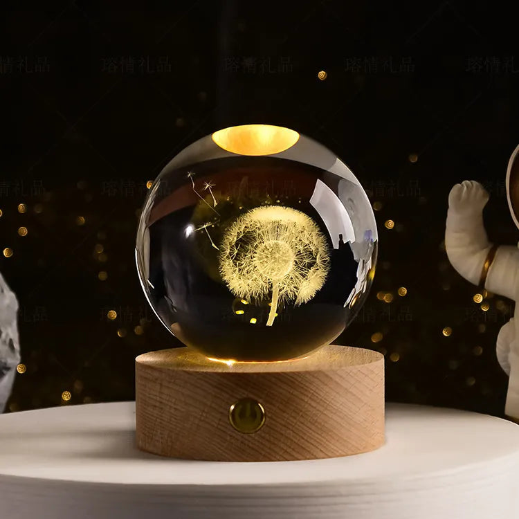 Skanto | Glowing 3D Crystal Night Light – Unique Gifts for All Occasions