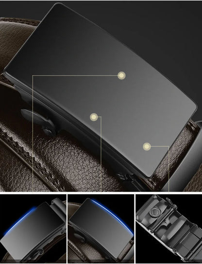 EliteStrap Belt - Luxury Automatic Men's Buckle Bowlift