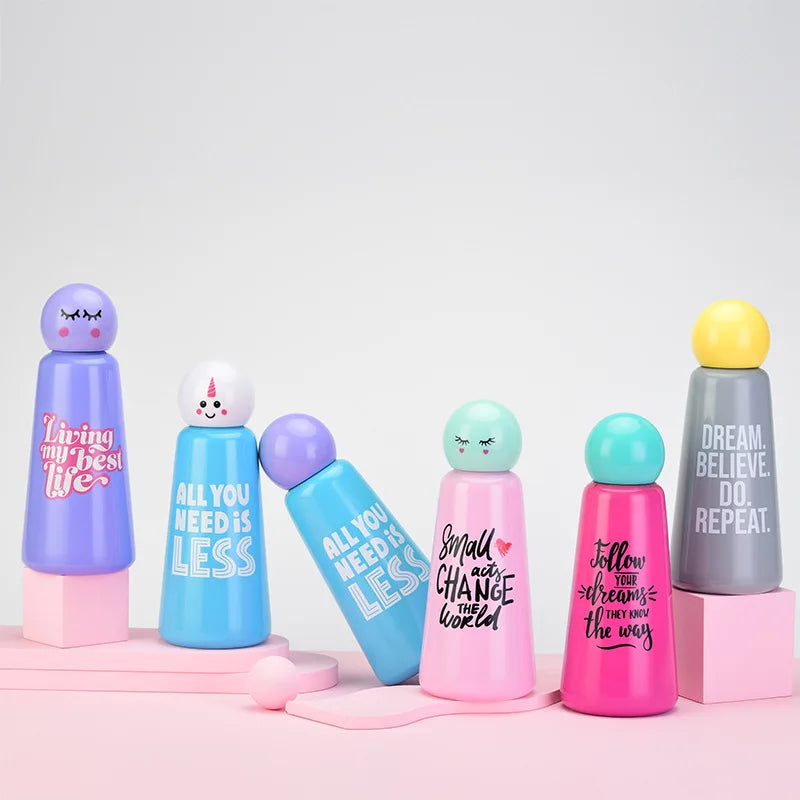 Steel 2-tone bottle
