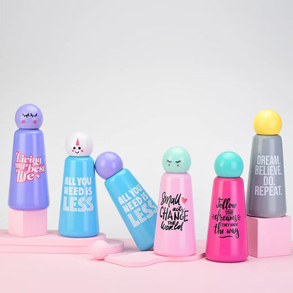 Steel 2-tone bottle