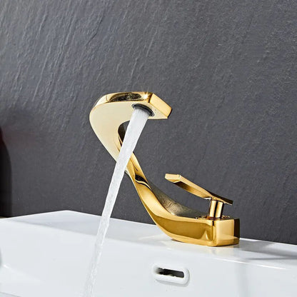 BowLift | Nordic Arch Artistic Deck Mounted Faucet