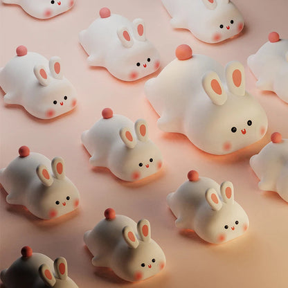 Skanto | Cute Rabbit-Shaped USB Rechargeable Silicone Night Light for Bedroom