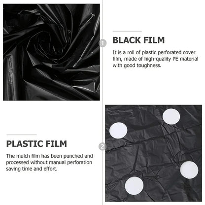 BowLift | AgroShield Weed Fabric | Black Mulch Film | Plant Protection & Yield Increase | Ideal for Greenhouses