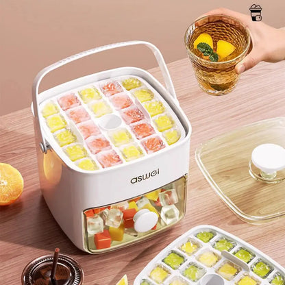 Brehn | High-capacity Easy Press Frozen Ice Ball Maker