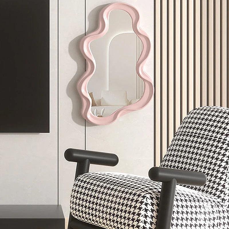 Spiegelia Decorative, cloud-shaped mirror – for living room, bedroom and bathroom