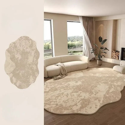 Skanto | Irregular Plush Washable Rug for Bedroom and Living Room