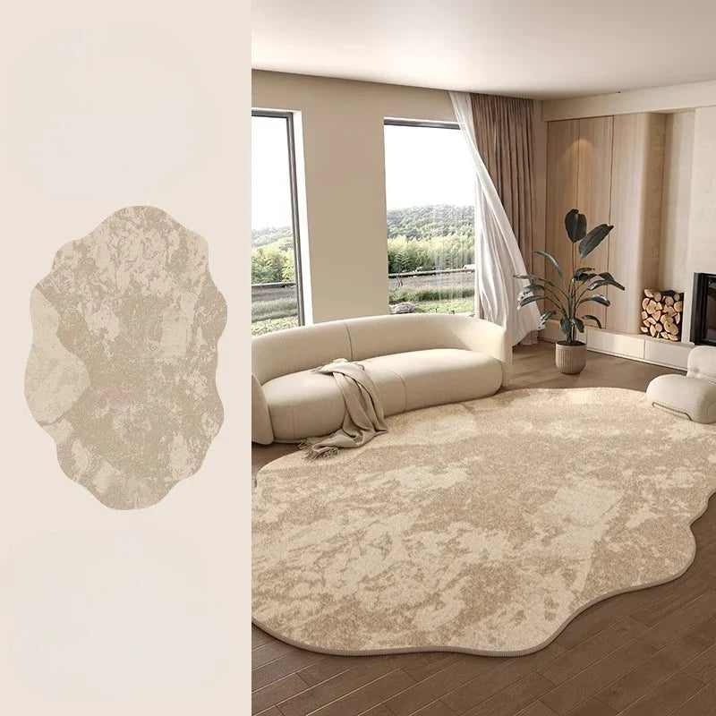 BowLift | Irregular Plush Rug Light Luxury Washable for Bedroom and Living Room