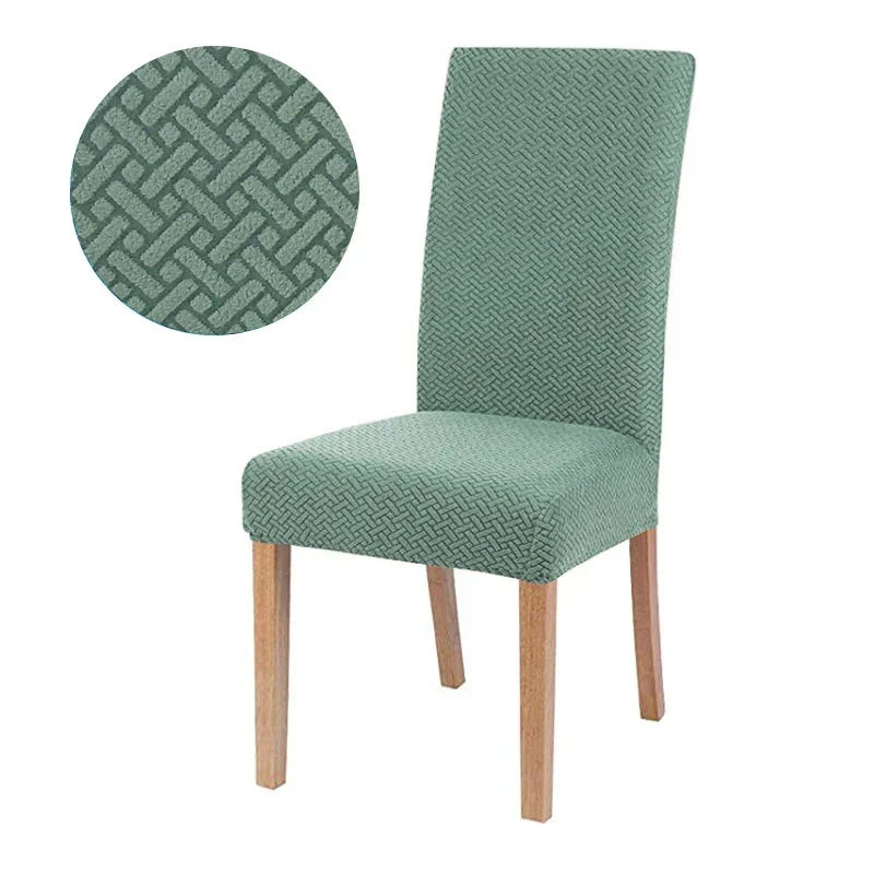 BowLift | Chair Cover Velvona | Elastic & Thick Padded | Jacquard Stretch Cover | Washable & Wrinkle-Free