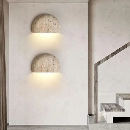 BowLift | Stone Wall Lamp – Retro Wabi-Sabi LED Light