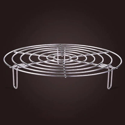 Skanto | 304 Stainless Steel Kitchen Steamer Rack - Durable Pot Steaming Trivet for Cookware