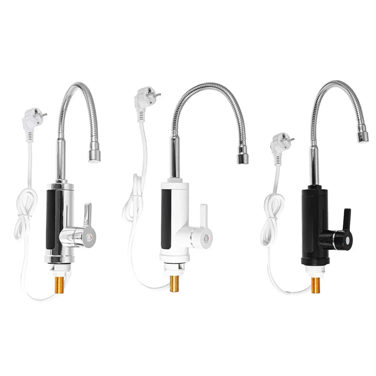 3000W Electric Kitchen Faucet with Instant Hot Water - FlowHeat