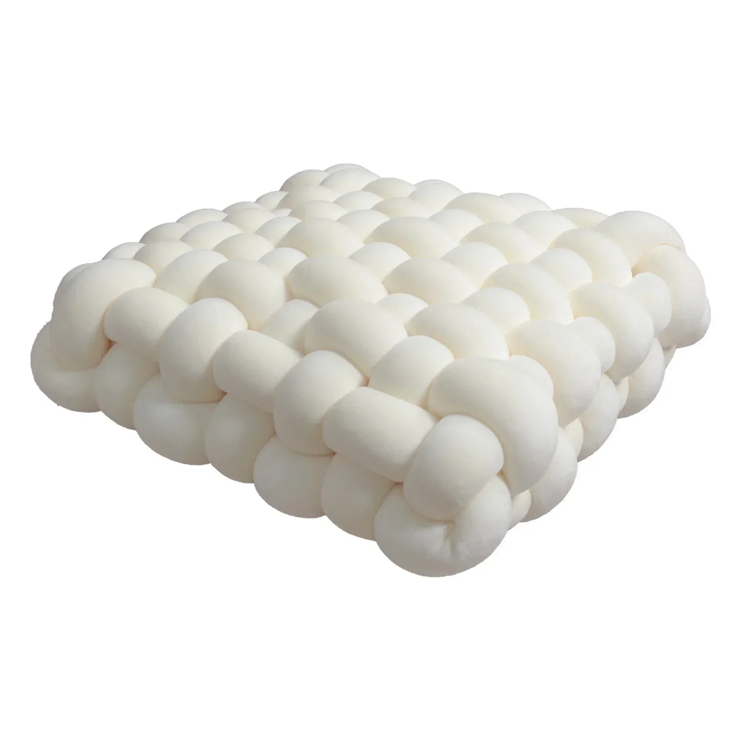 Chunky Woven Knot Cushion | Bowlift