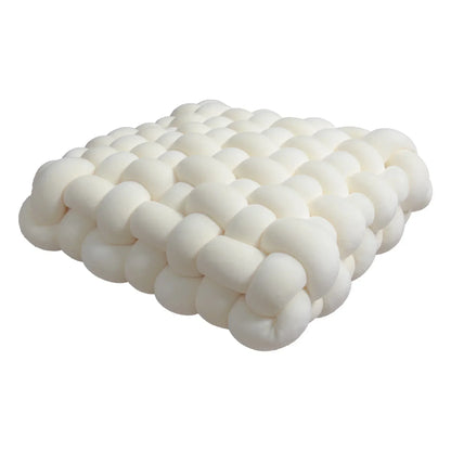 Chunky Woven Knot Cushion | Bowlift