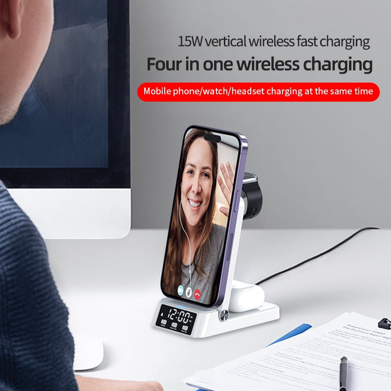 BowLift | 4in1 Foldable Fast Wireless Charging Dock