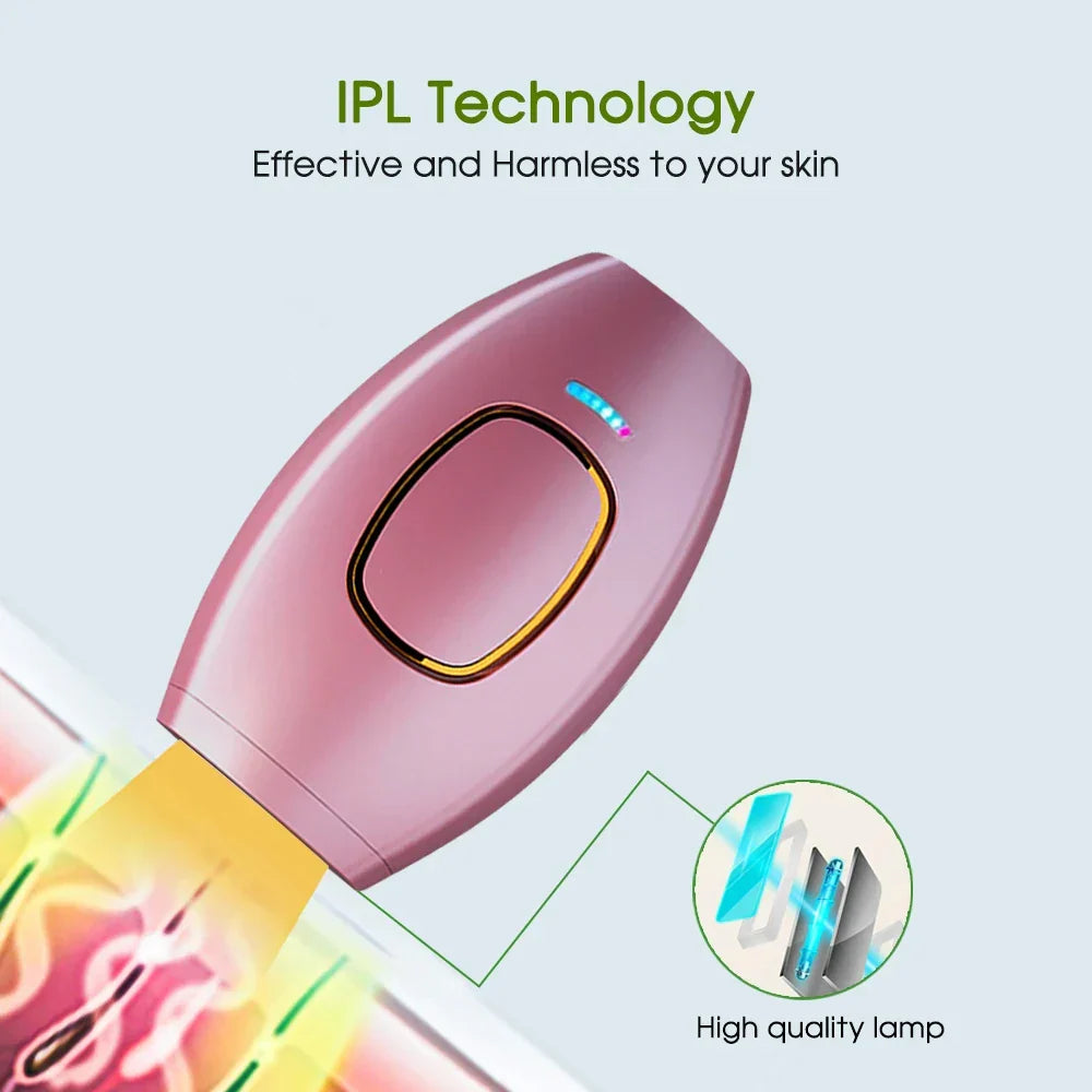 Sandsberg Bikini IPL 500.000 Flash Epilator Impulse Permanent Laser Epilator Painless For Women Hair Removal Home Use Devices
