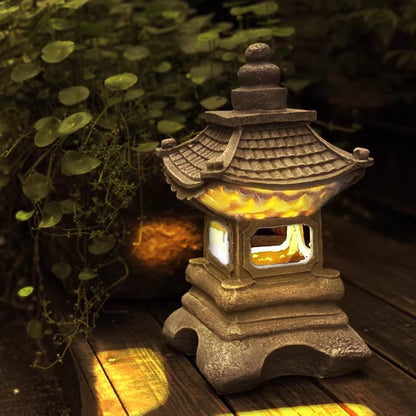 Japanese Garden Lantern – Weatherproof LED Outdoor Lighting for Zen Gardens | Karnz