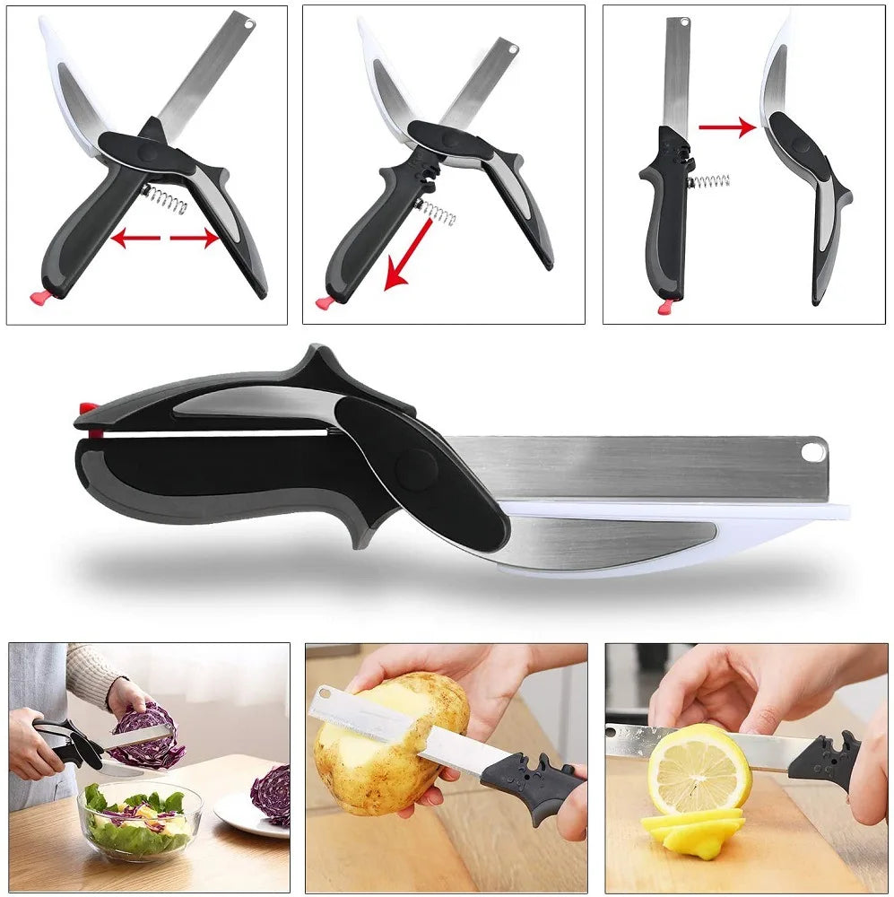 Skanto | 2-in-1 Knife with Cutting Board