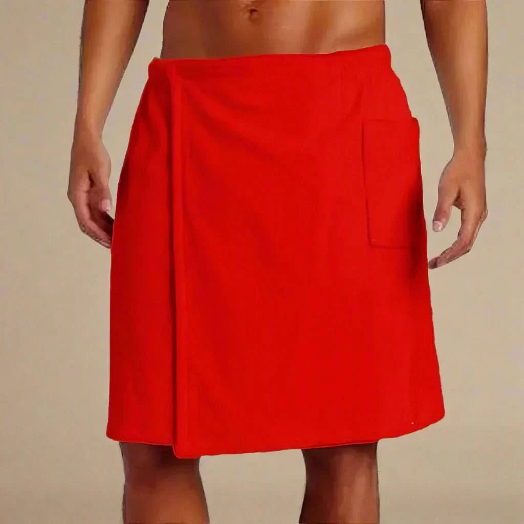 BowLift | PORTABLE BATH TOWEL ROBE – Soft & versatile bath towel with pockets for sauna, beach & fitness